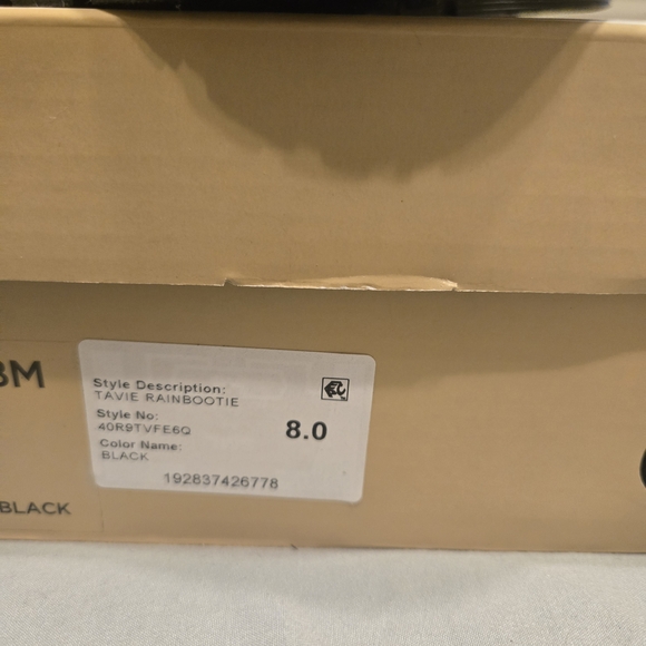 Michael Kors Shiny Black Combat Boots - Picture 2 of 2